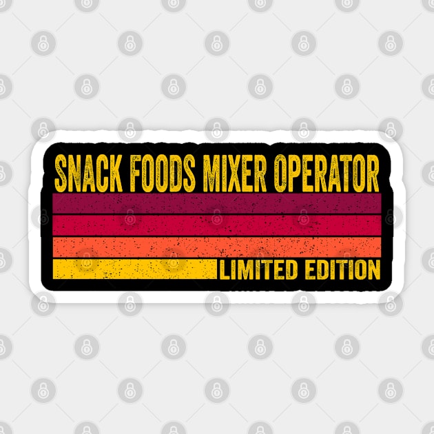 Snack Foods Mixer Operator Sticker by ChadPill